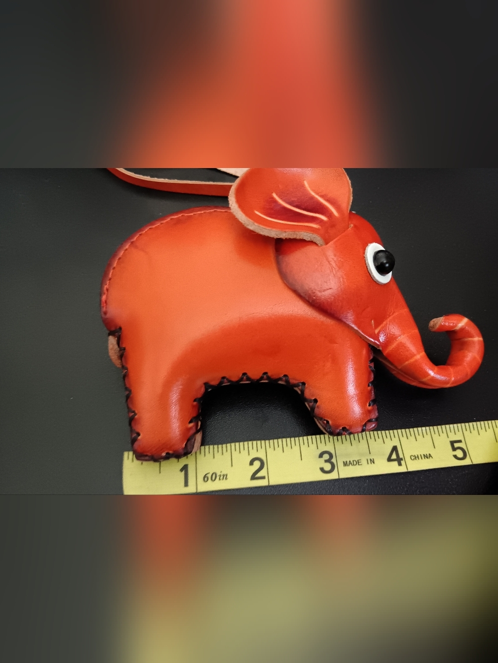 Elephant Leather Wristlet (New) - Picture 4 of 10